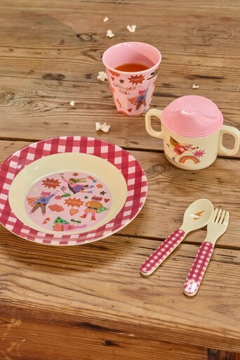 Impressionen zu RICE Melamin Handle Baby Cup Hero, Bild 1