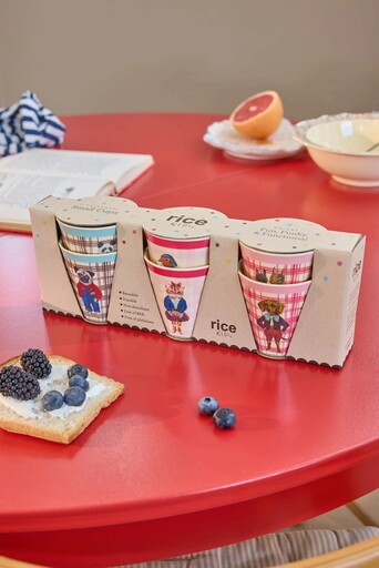 Impressionen zu RICE Melamin Kinder Becher Nathalie Lété Print 6er Pack, Bild 1