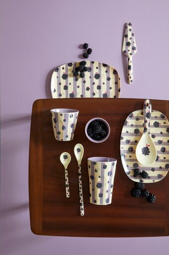 Impressionen zu RICE Melamin Schüssel Blackberry Beauty, Bild 1