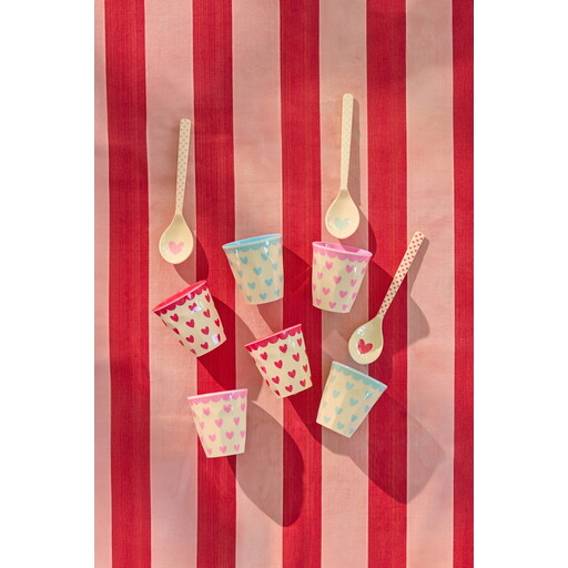 Impressionen zu RICE Melamin Espressotassen Favorite Hearts - 6er-Set, Bild 2