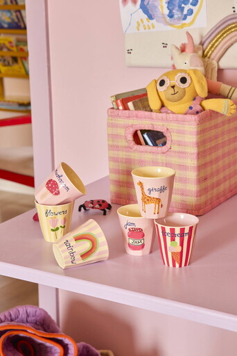 Impressionen zu RICE Melamin Kinderbecher 6er Set Small ABC Print, Bild 2