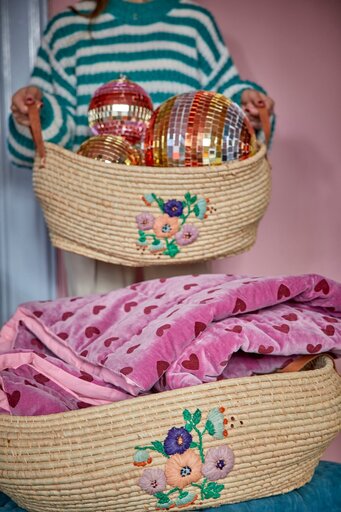 Impressionen zu RICE Samt Quilt Purple Hearts, Bild 1