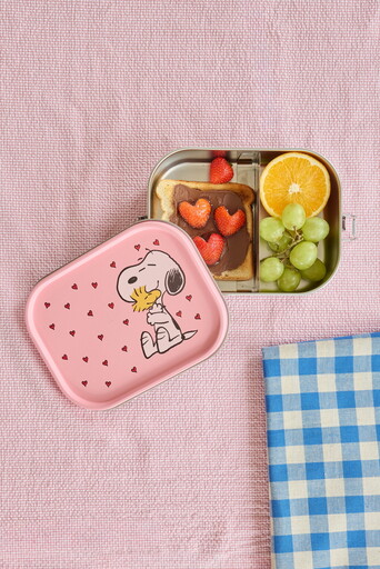 Impressionen zu RICE Snoopy Große Edelstahl Brotdose für Kinder, Bild 2