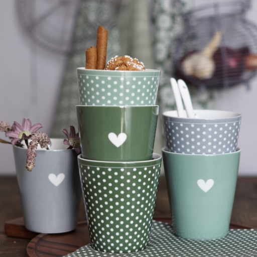 Impressionen zu Krasilnikoff Happy Mug Micro Dots Becher, Bild 6