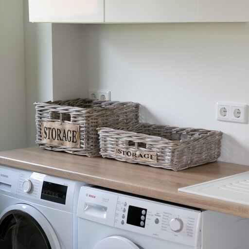 Impressionen zu skandeko Korb Storage Rattan, Bild 1