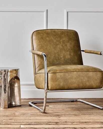 Impressionen zu House Doctor Lounge-Sessel Comma, Kunstleder, Bild 2