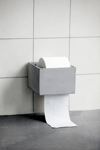 Impressionen zu House Doctor Toilettenrollenhalter Cement, Bild 1