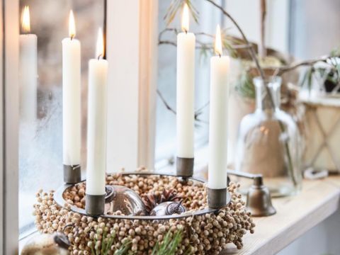 Kerzenhalter und Kerzenständer für Weihnachten SKANDEKO 